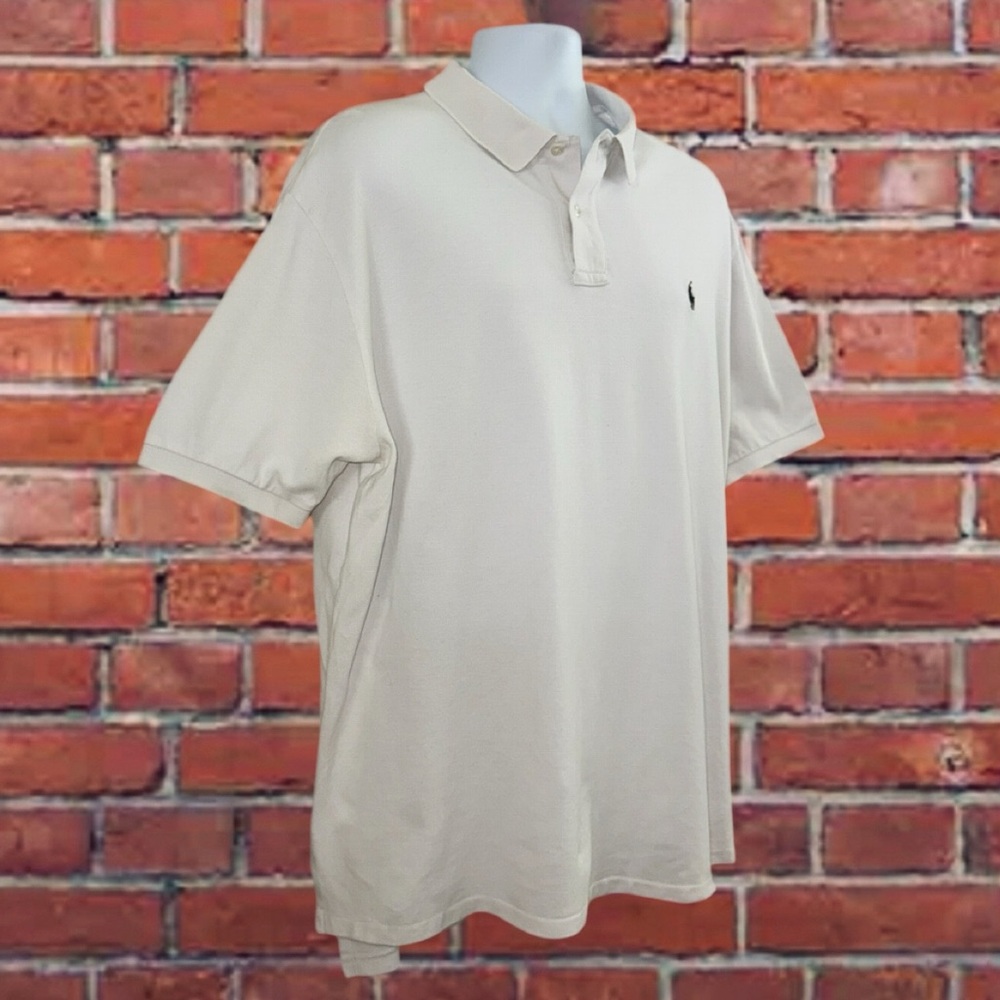 Ralph Lauren Classic Fit White Polo Shirt XXL Pony Logo - Picture 2 of 11